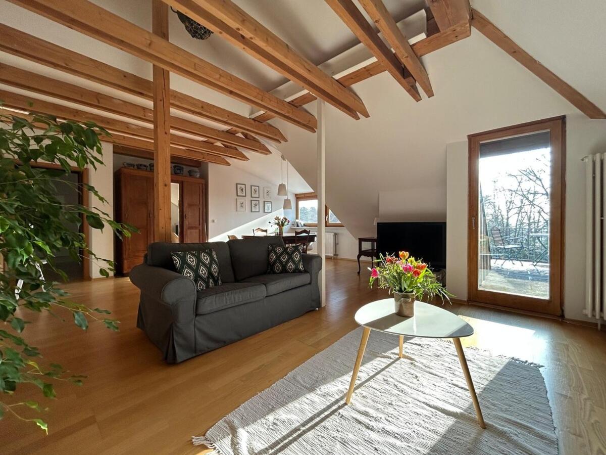 Grosse Wohnung Mit Dachterrasse In סטארנברג מראה חיצוני תמונה